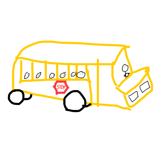 School Bus drawing by hatben