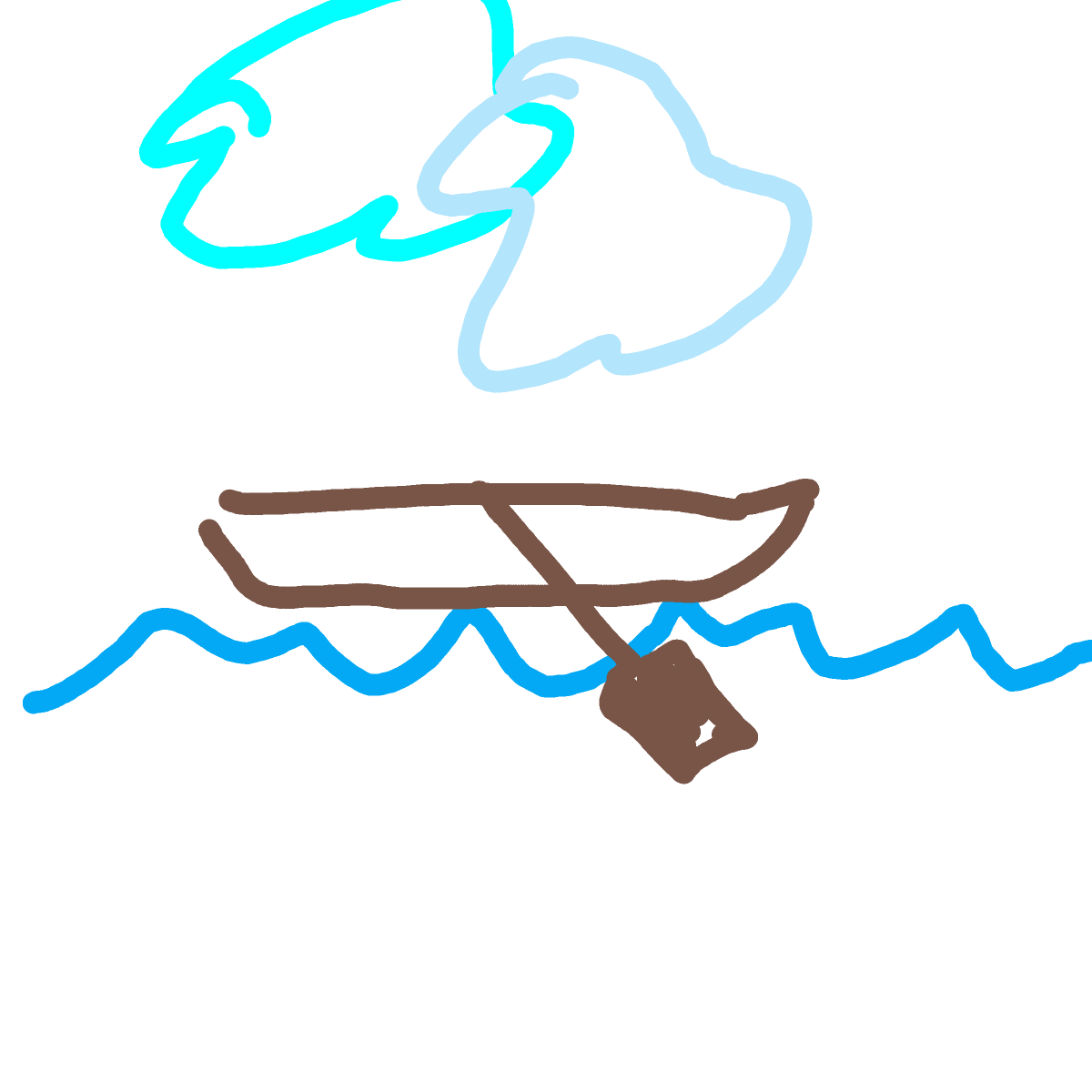 Canoe drawing by coal-mild-peace