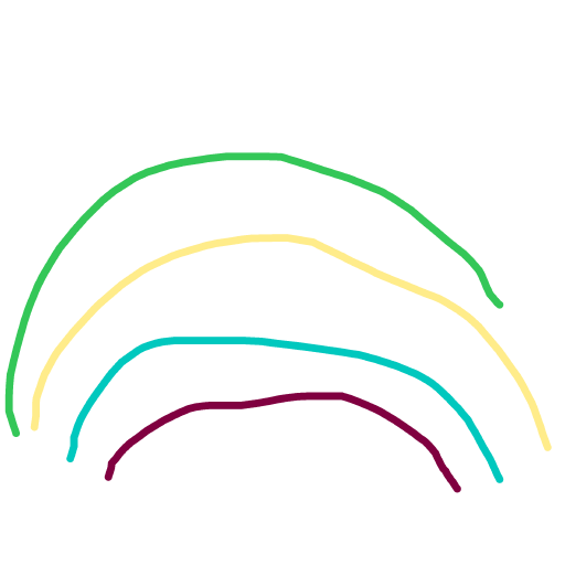 Rainbow drawing by bia