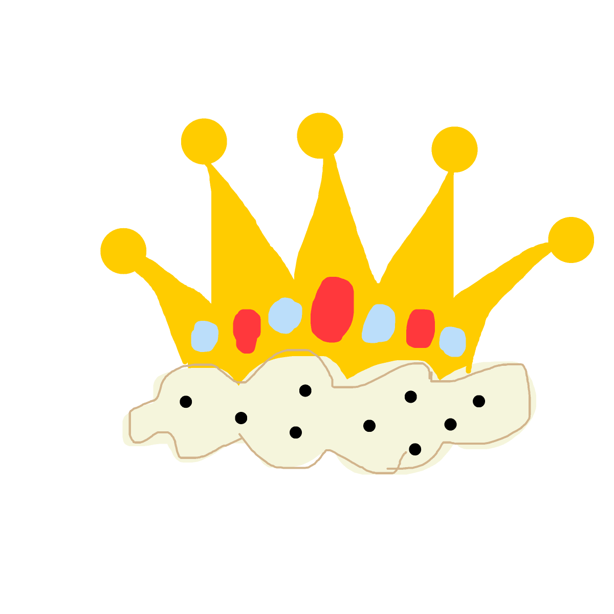 Crown drawing by beksss