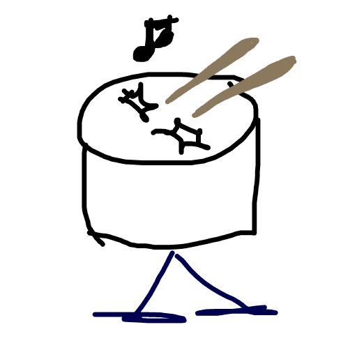 Drum drawing by babitheartist