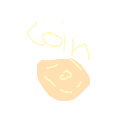 Gold Coin drawing by laiaaaaa