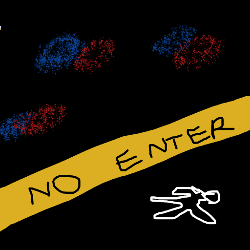 Crime Scene drawing by vale