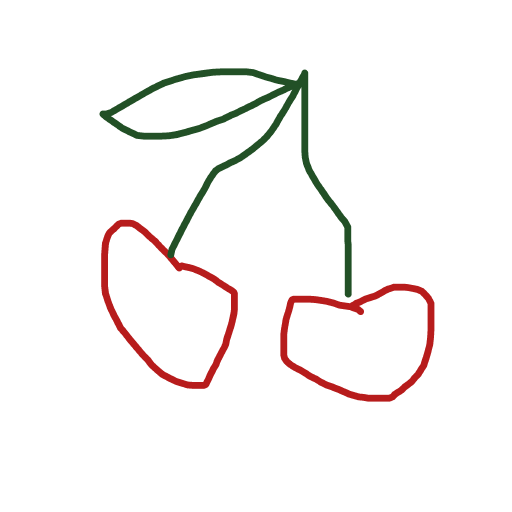 Cherry drawing by bgggg