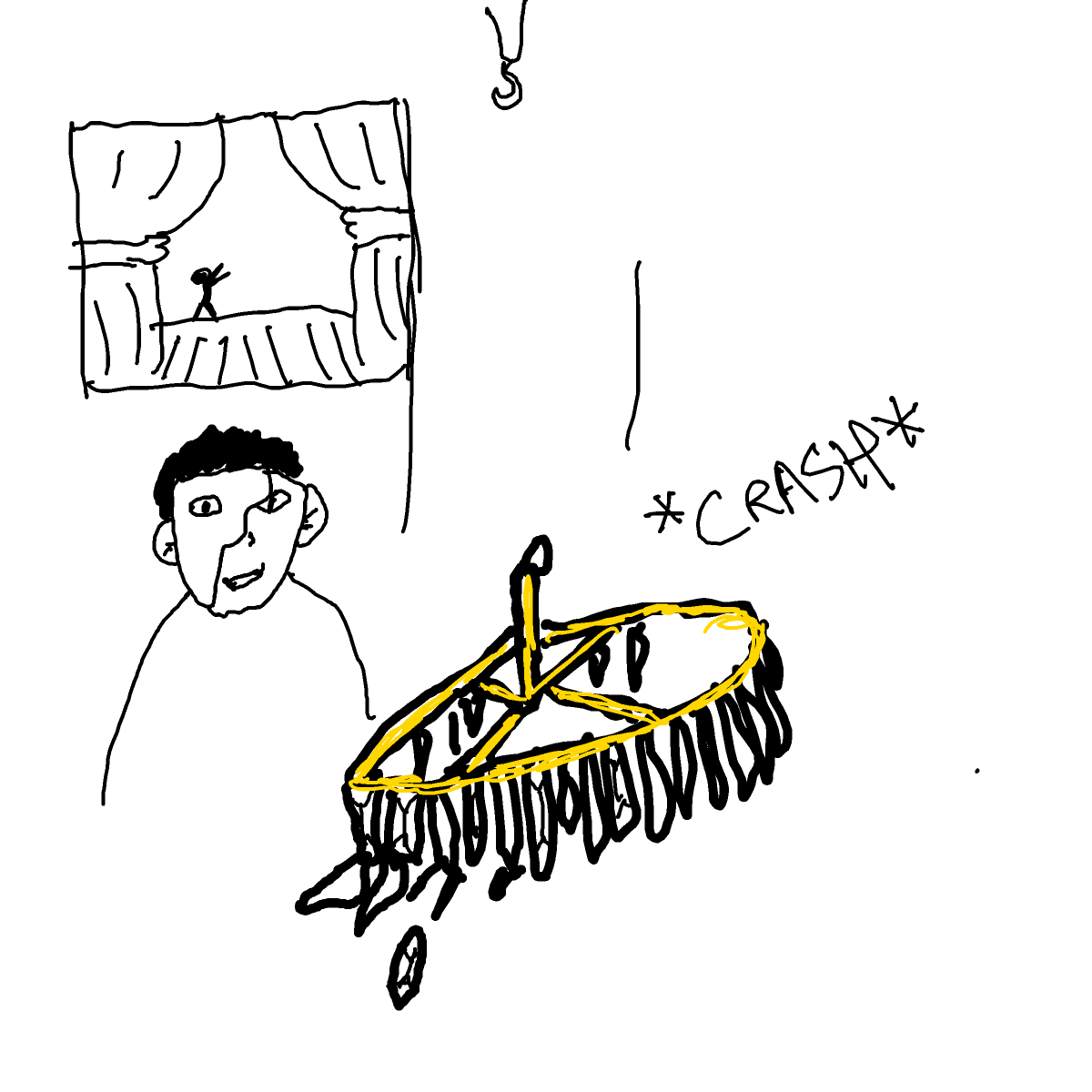 Chandelier drawing by mike_eff