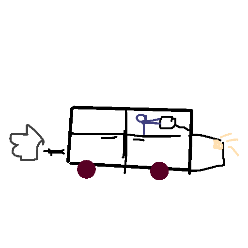 Car drawing by grou