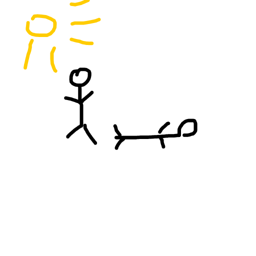 Shadow drawing by isi