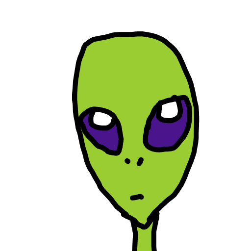 Alien drawing by Juliezzz