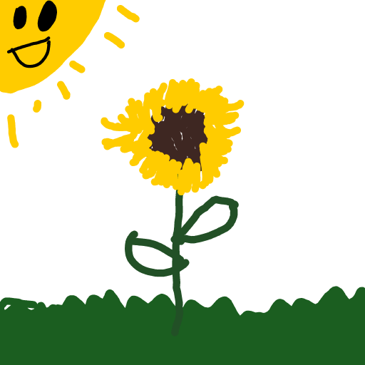 Sunflower drawing by ismael