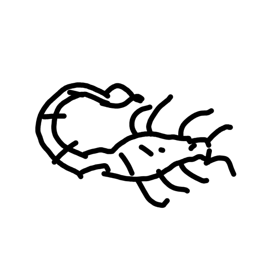 Scorpion drawing by real-sharp-carve