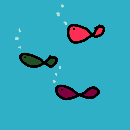 Fish drawing by Guardianoflives