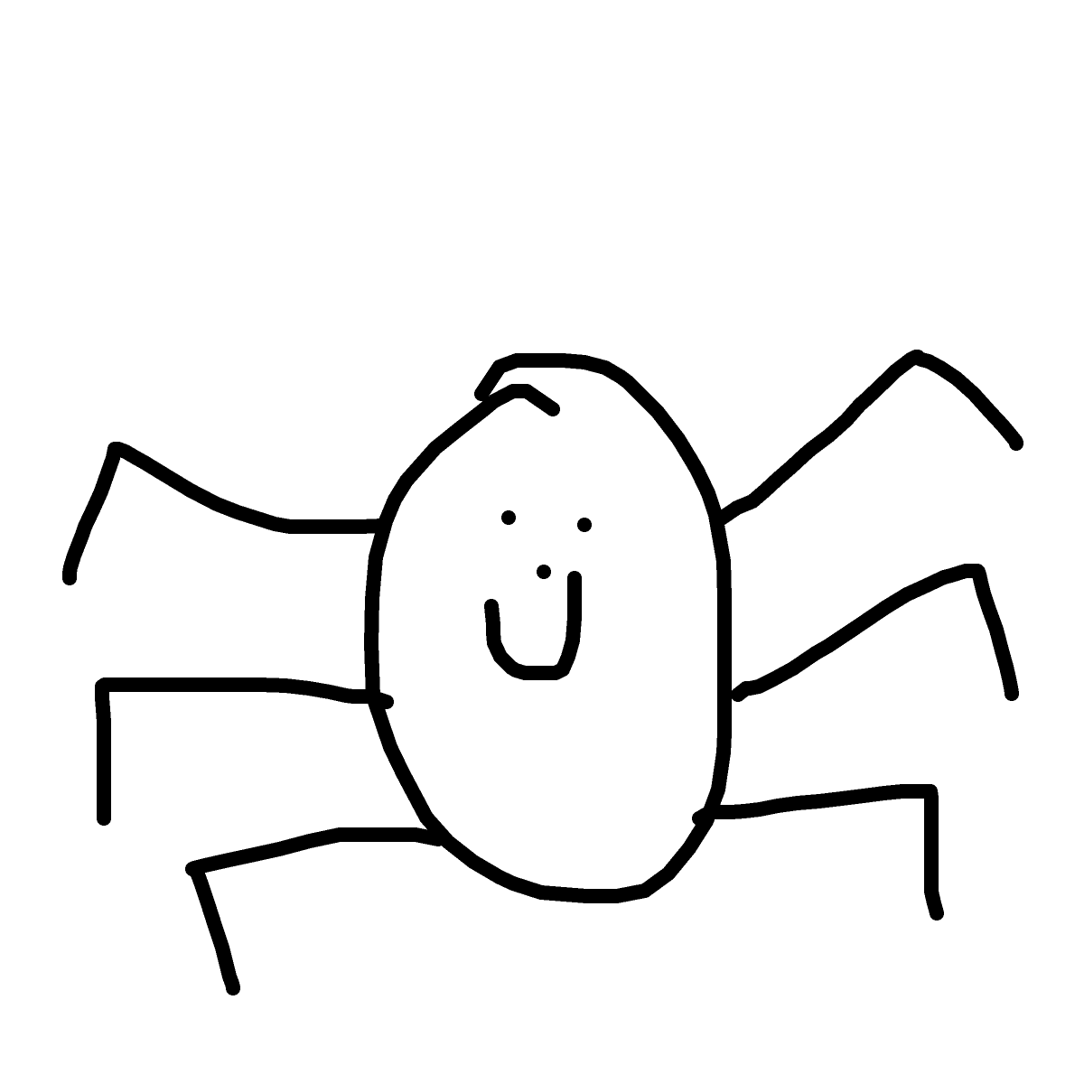 Spider drawing by hayley