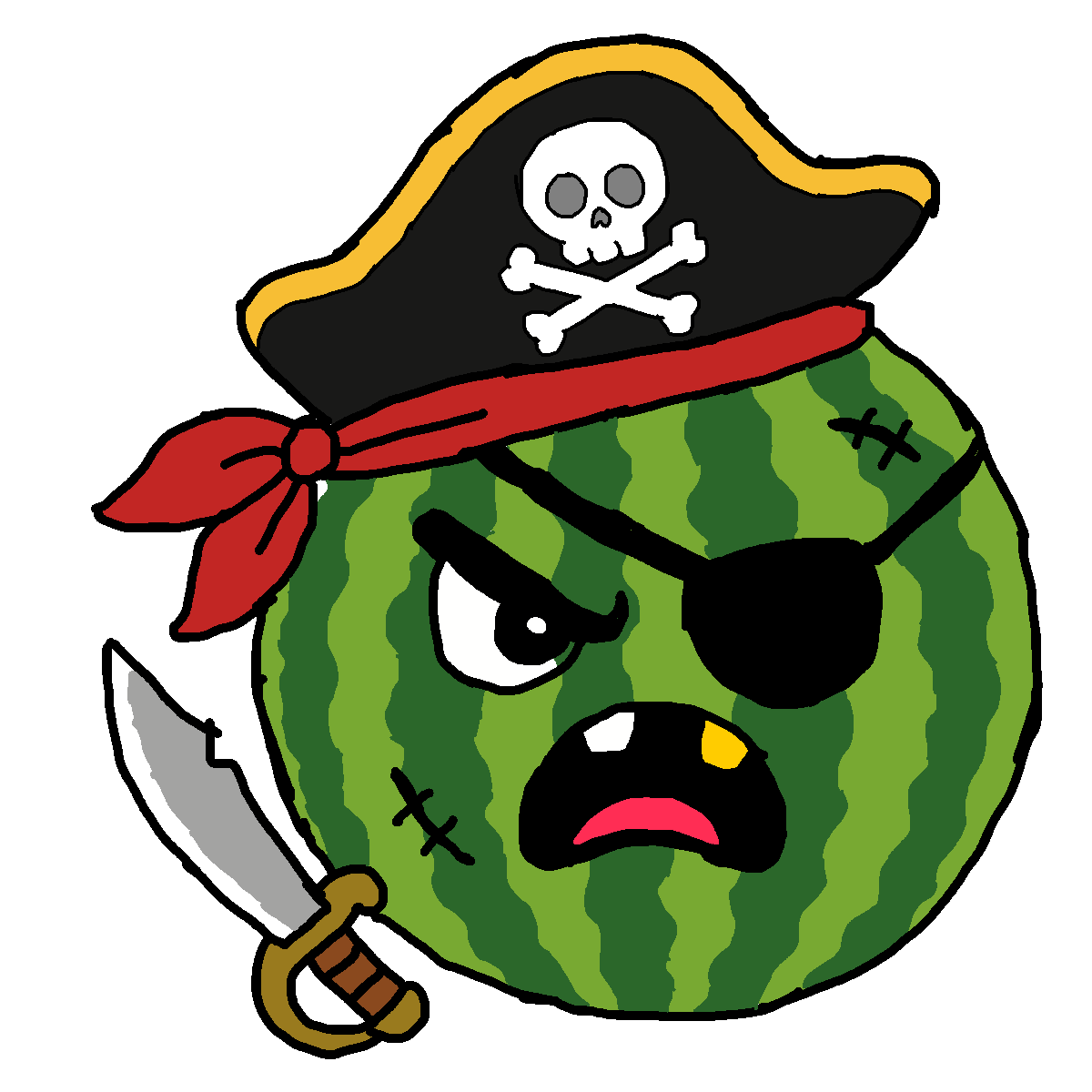 Watermelon drawing by kyle