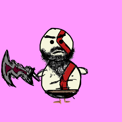 Kratos drawing by shahadudu