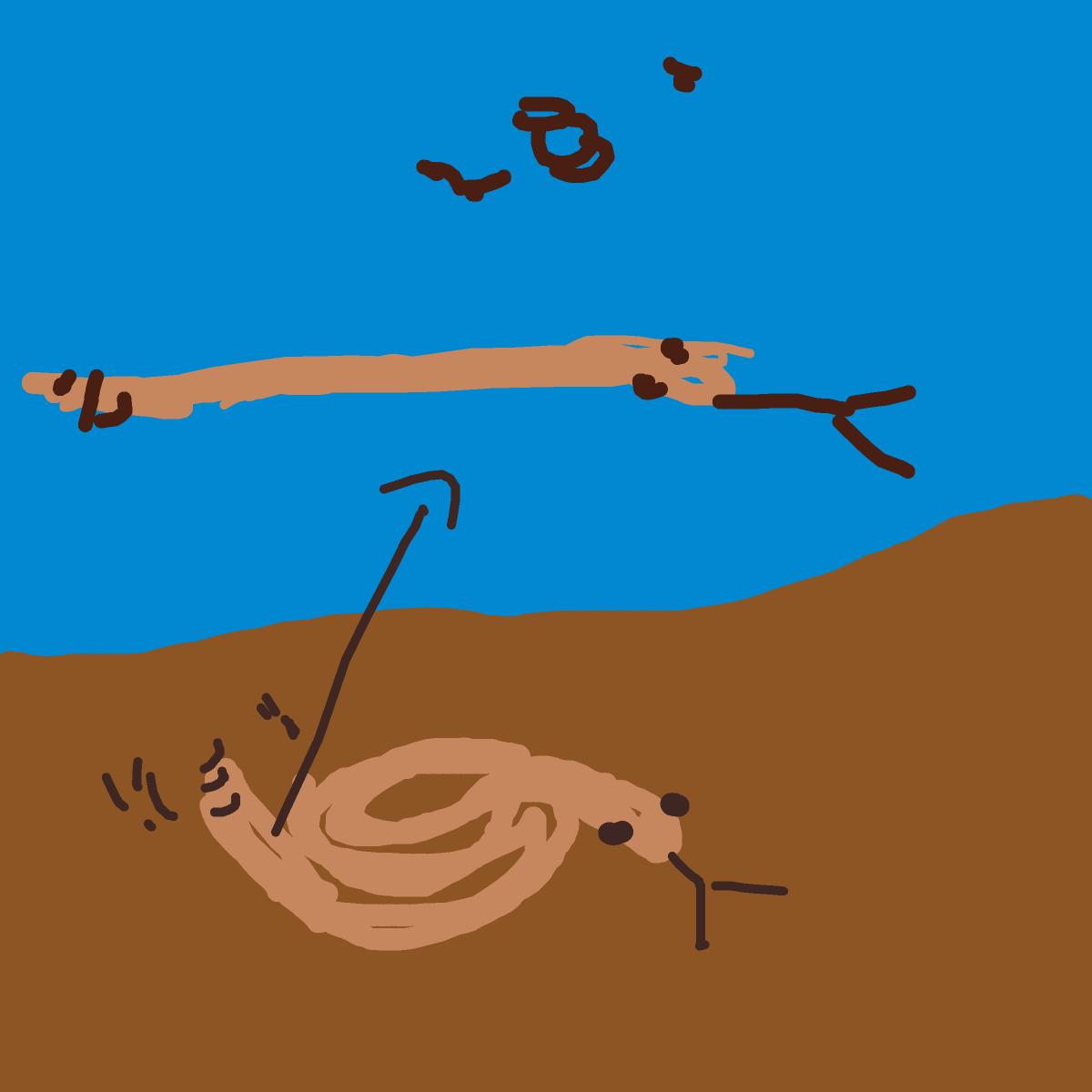 Rattlesnake drawing by clay-mega-force