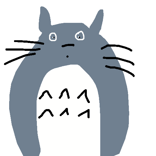 Totoro drawing by grou
