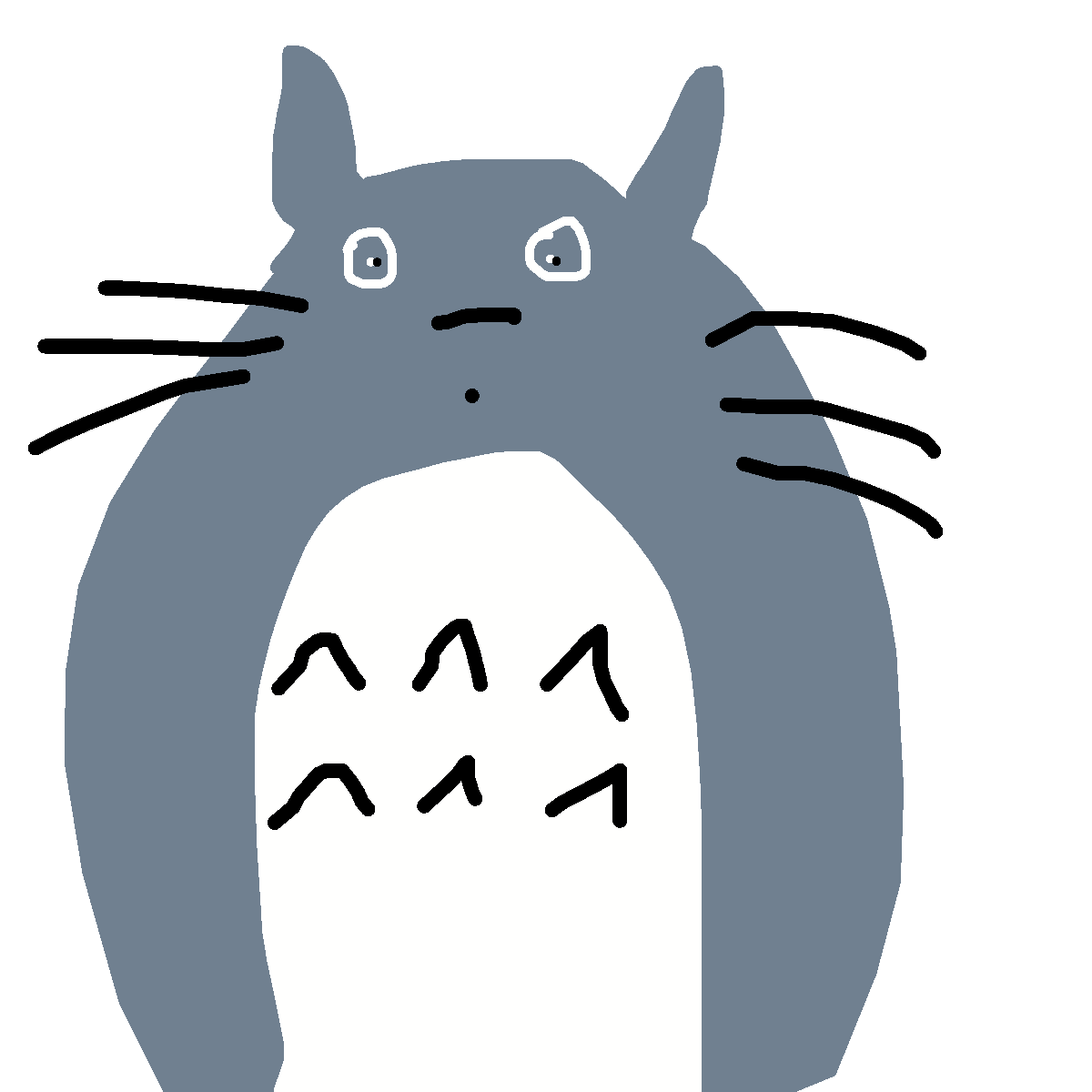 Totoro drawing by grou
