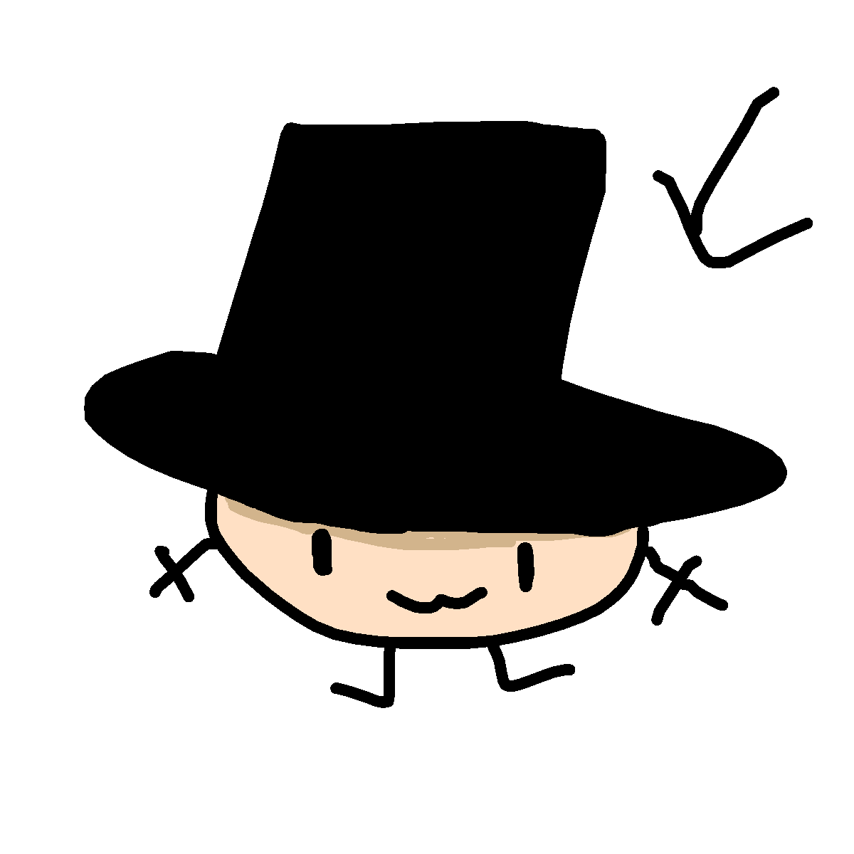 Hat drawing by macaronimiles