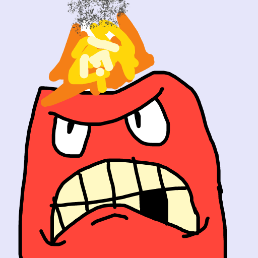 Anger drawing by mikl pickle