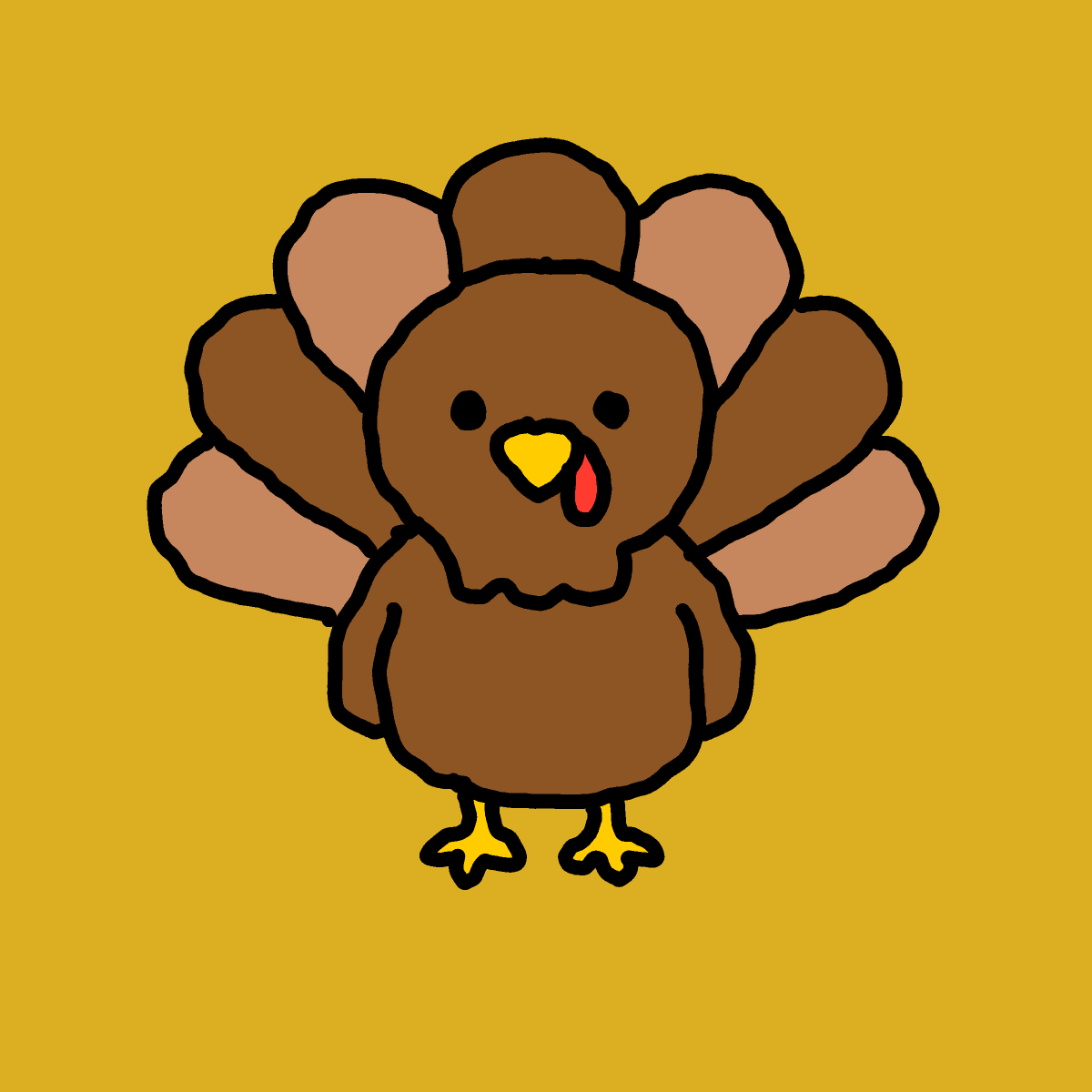 Turkey drawing by Guardianoflives
