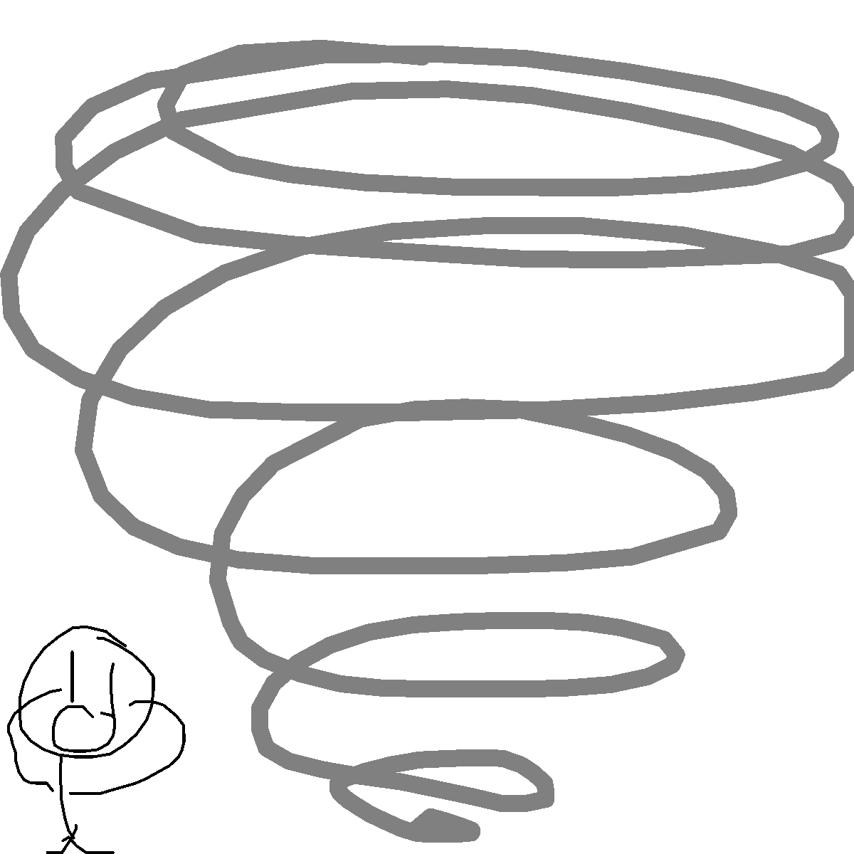 Tornado drawing by macaronimiles