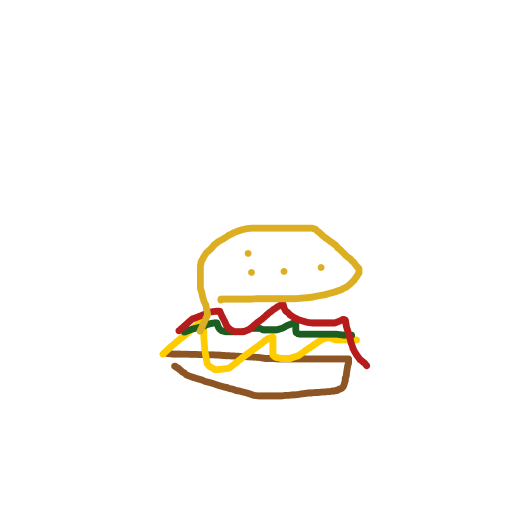 Burger drawing by cyan-bronze-net