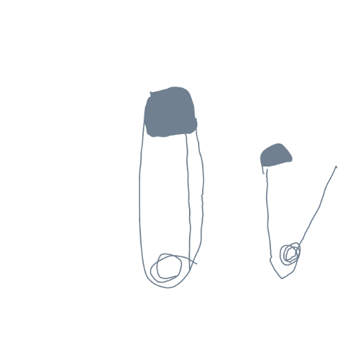 Safety Pin drawing by Shandi