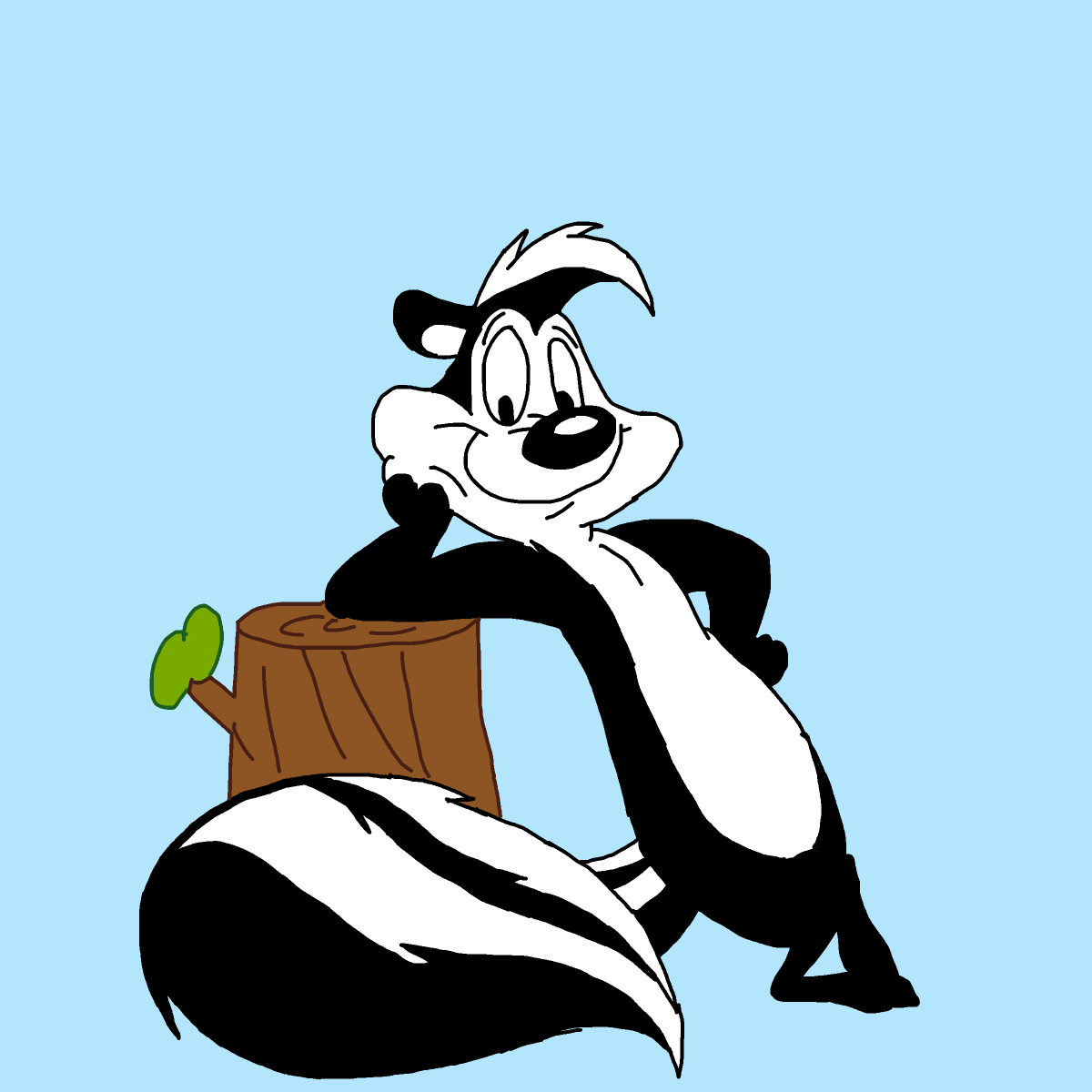 Pepe Le Pew drawing by monthra