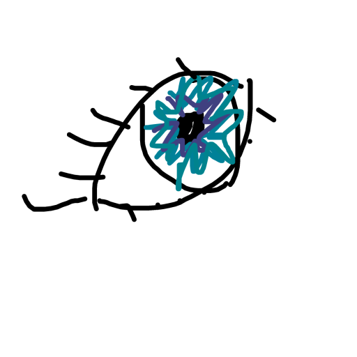 Eye drawing by princess fiona
