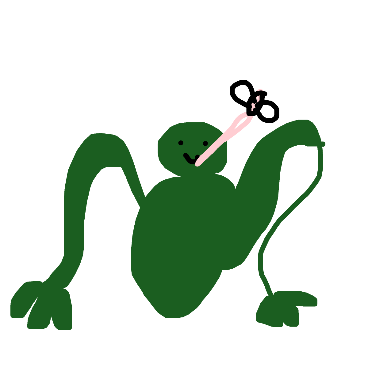 Frog drawing by cyan-bronze-net