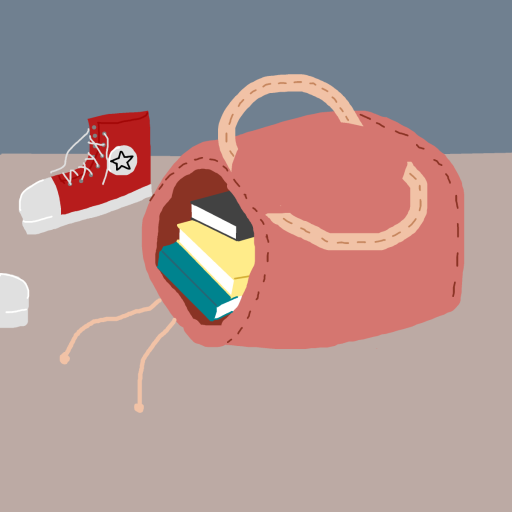 Book Bag drawing by firecracker