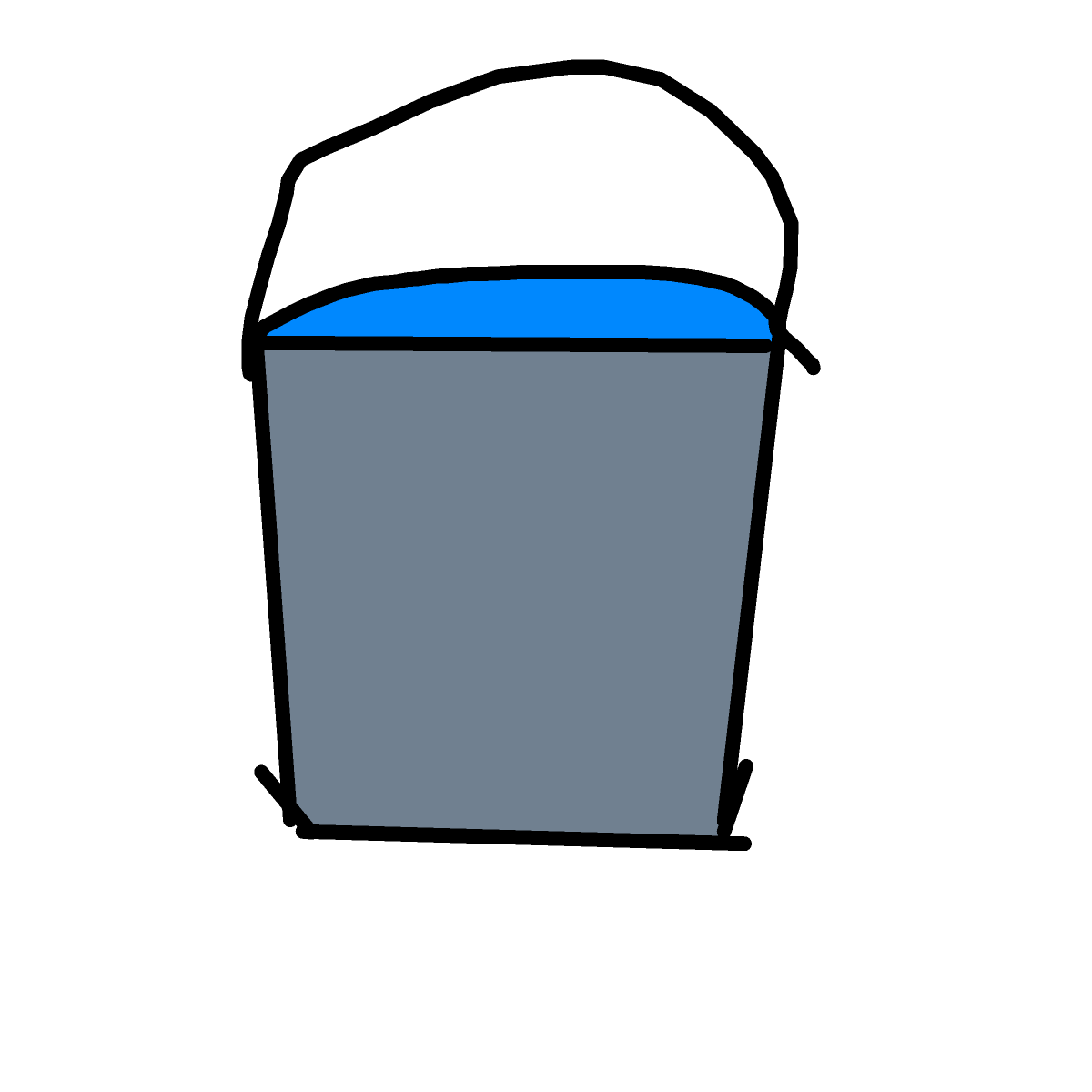 Bucket drawing by bla bla bla