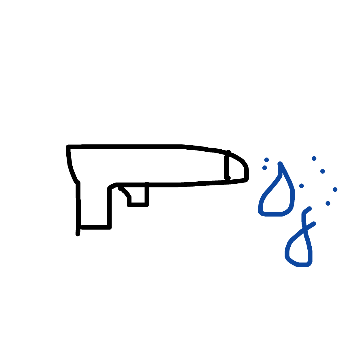 Water Gun drawing by isi