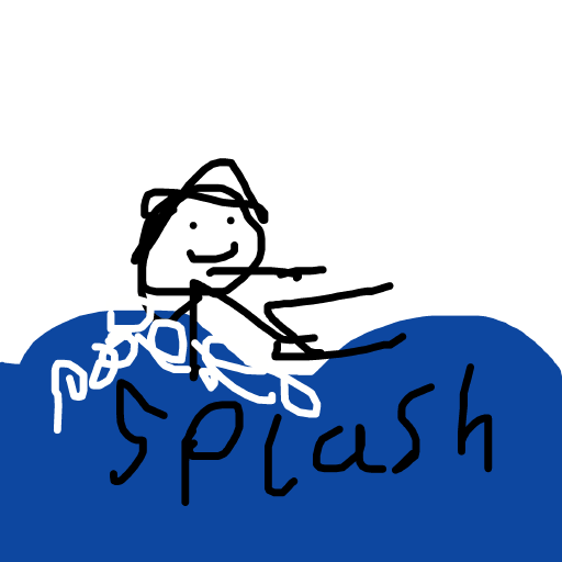 Swimming drawing by louie