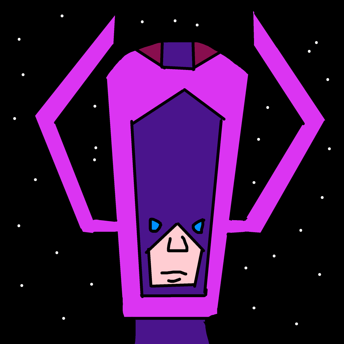 Galactus drawing by johnny boy