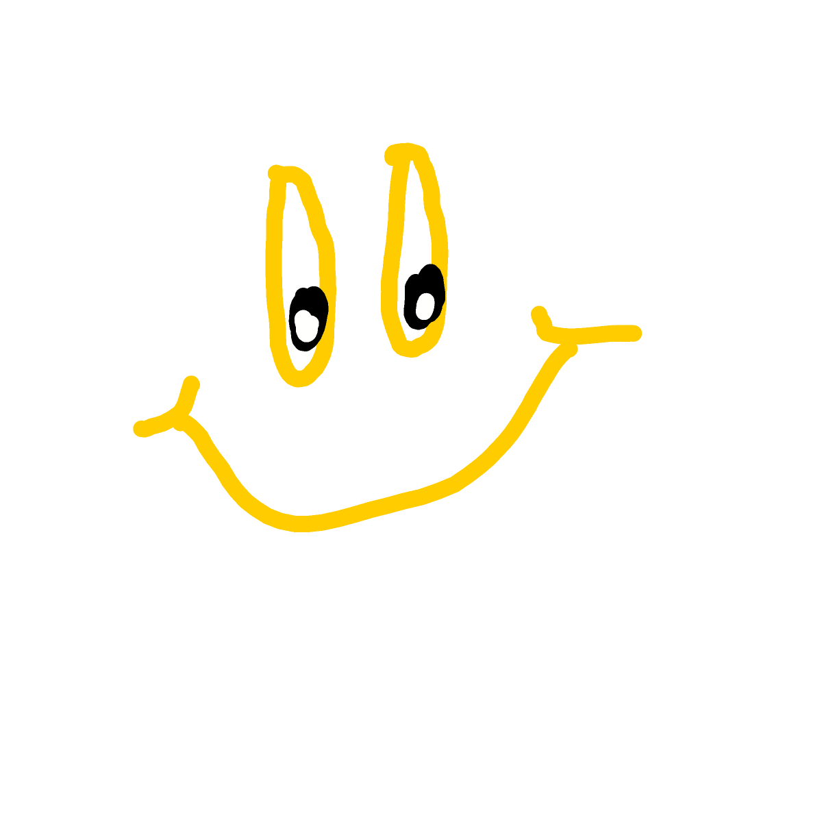 Smile drawing by Anna