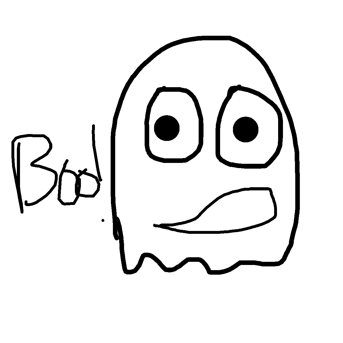 Ghost drawing by mikestam195