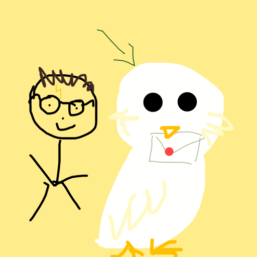 Hedwig drawing by grou