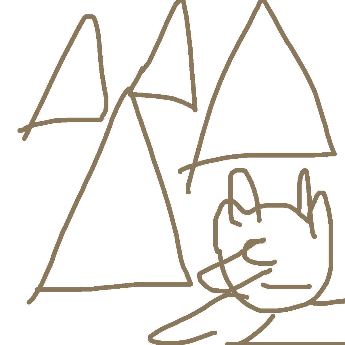 Pyramids drawing by shahadudu