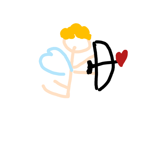 Cupid drawing by iron-wise-doodler