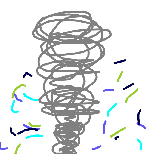 Tornado drawing by ink-just-wizard