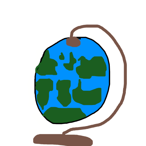 Globe drawing by carla
