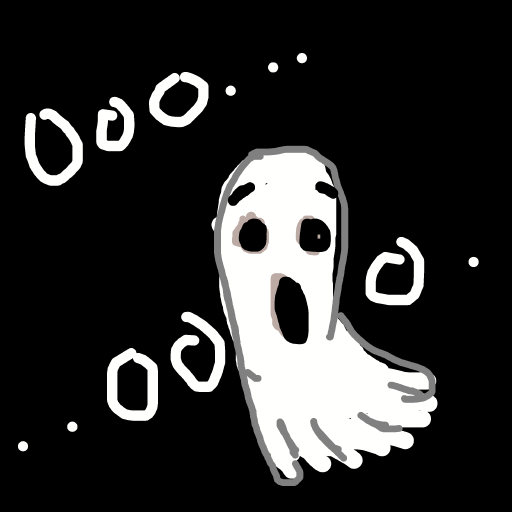 Ghost drawing by omega-flat-app