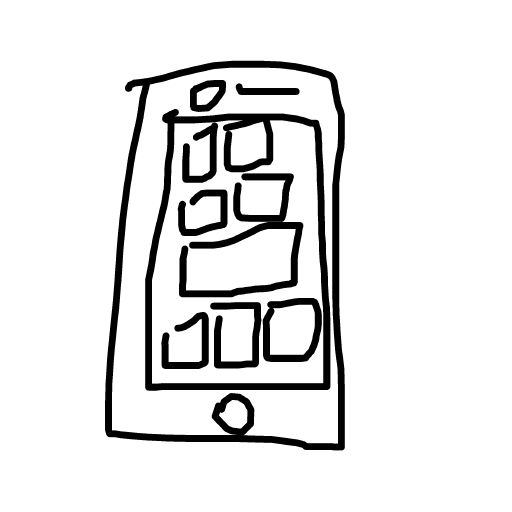 Phone drawing by reggie