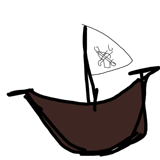 Pirate Ship drawing by Gabriella