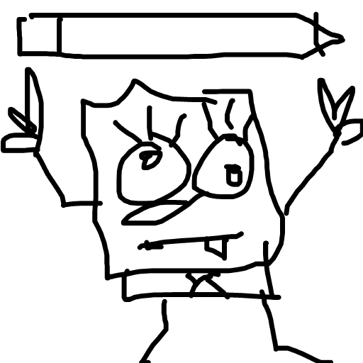 DoodleBob drawing by selecta