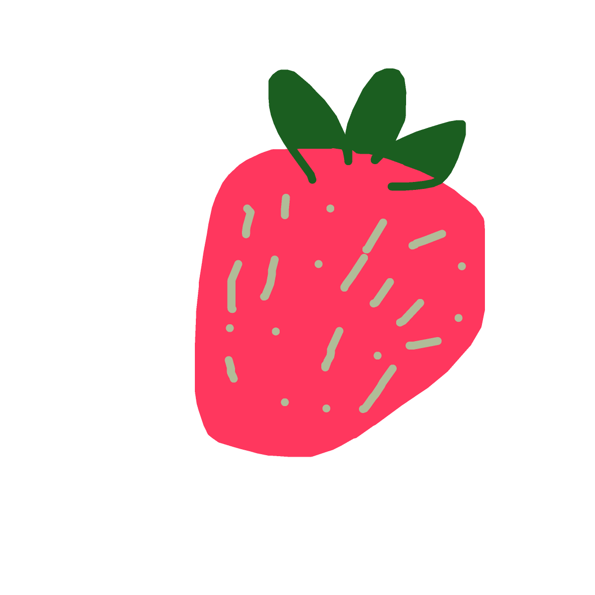 Strawberry drawing by thegreatbeargod