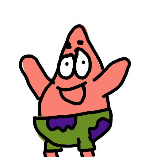 Patrick Star drawing by iron-wise-doodler