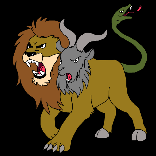 Chimera drawing by monthra