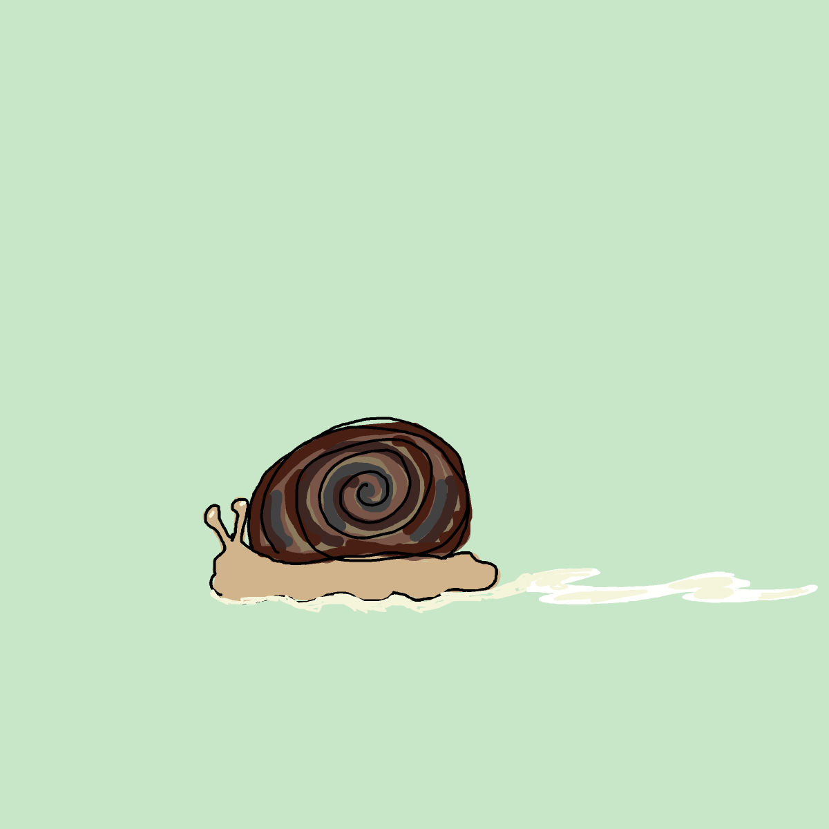 Snail drawing by tris - art _ wow